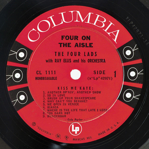 The Four Lads, Ray Ellis And His Orchestra - The Four Lads Sing: Four On The Aisle