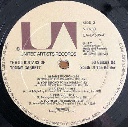 The 50 Guitars Of Tommy Garrett - The Very Best Of - 50 Guitars Go South Of The Border