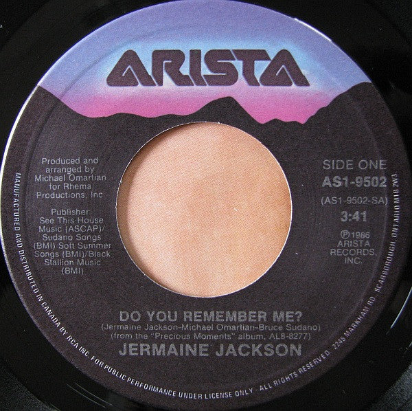 7" Single: Jermaine Jackson - Do You Remember Me?