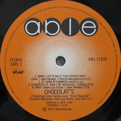 Chocolat's - Baby, Let's Do It The French Way / Cubanita
