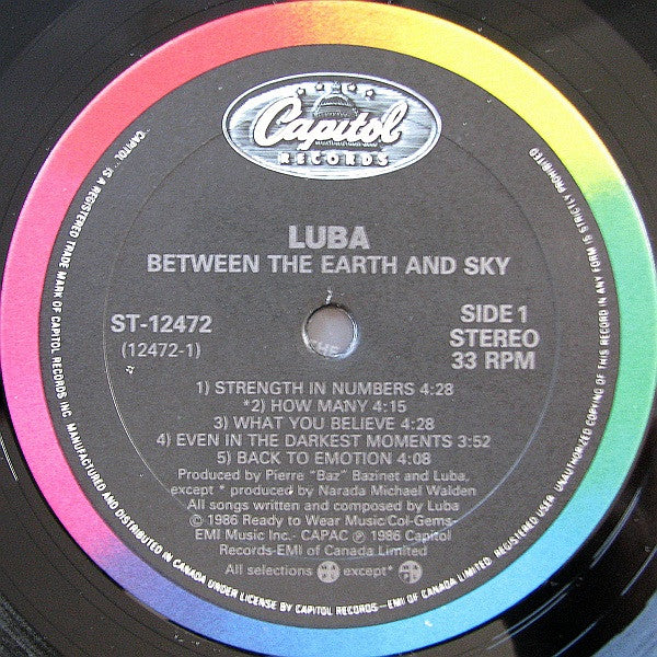 Luba - Between The Earth & Sky