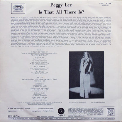 Peggy Lee - Is That All There Is?