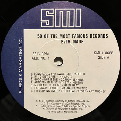 Various - 50 Of The Most Famous Records Ever Made Album No. 1
