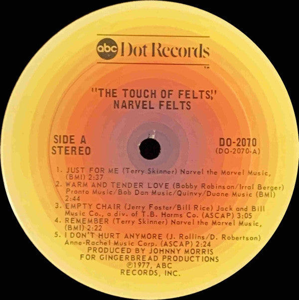 Narvel Felts - The Touch Of Felts