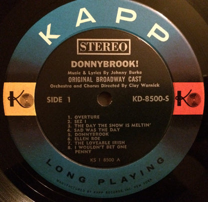 Johnny Burke, "Donnybrook!" Original Broadway Cast - Donnybrook!