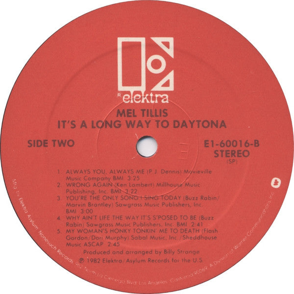 Mel Tillis - It's A Long Way To Daytona