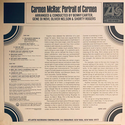 Carmen McRae - Portrait Of Carmen