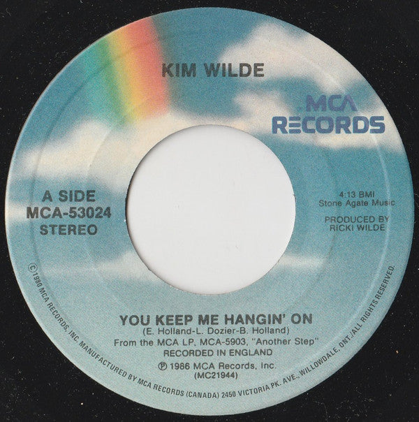 7": Kim Wilde - You Keep Me Hangin' On