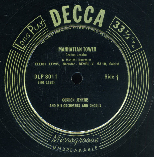 Gordon Jenkins And His Orchestra And Chorus - Manhattan Tower / California (The Golden State)
