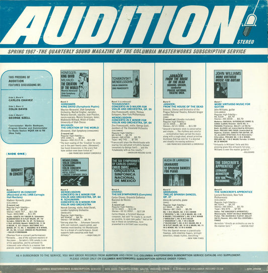 Various - Audition Spring 1967