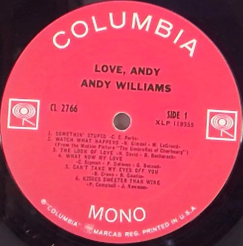 Andy Williams - Love, Andy