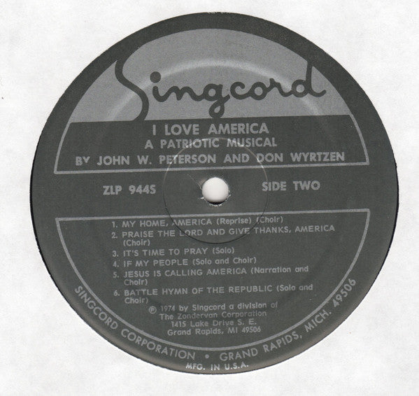 John W. Peterson, Don Wyrtzen - I Love America: A Patriotic Musical