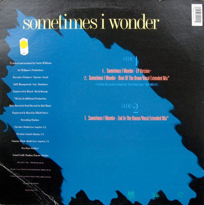 12" Single: The S.O.S. Band - Sometimes I Wonder