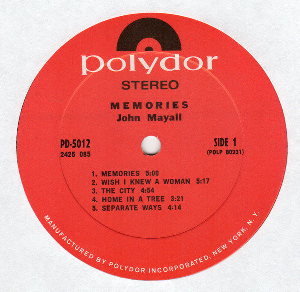 John Mayall, Jerry McGee, Larry Taylor - Memories
