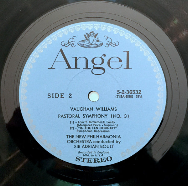 Ralph Vaughan Williams, Sir Adrian Boult, New Philharmonia Orchestra - Pastoral Symphony (No. 3) / In The Fen Country (Symphonic Impression)