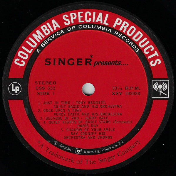 Various - Singer Presents....