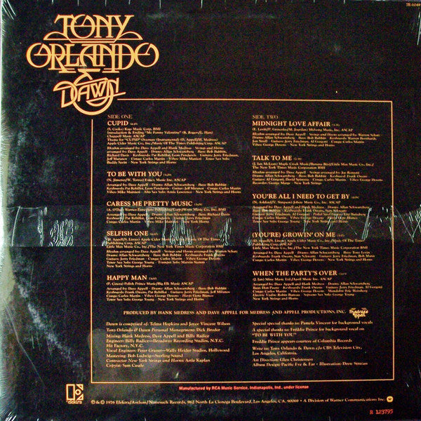 Tony Orlando & Dawn - To Be With You