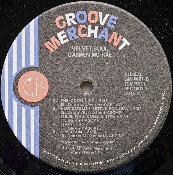 Carmen McRae - Velvet Soul