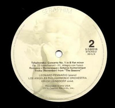 Pyotr Ilyich Tchaikovsky, Leonard Pennario, Los Angeles Philharmonic Orchestra, Erich Leinsdorf - Piano Concerto No. 1 In B Flat Minor