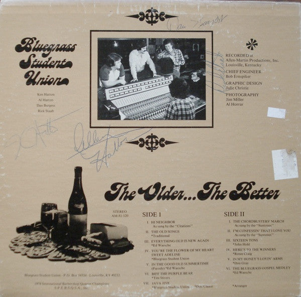 Bluegrass Student Union - The Older... The Better