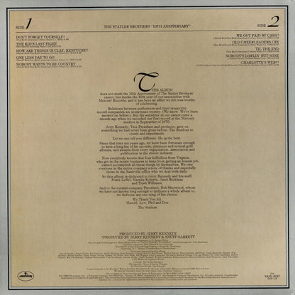 The Statler Brothers - 10th Anniversary