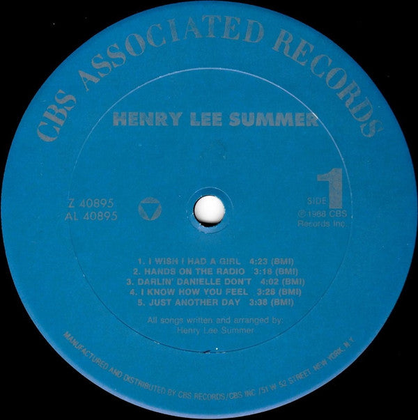 Henry Lee Summer - Henry Lee Summer