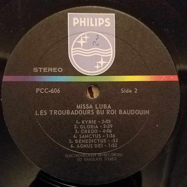 Les Troubadours Du Roi Baudouin - Missa Luba