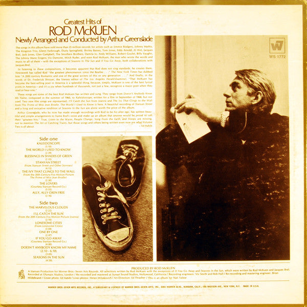 Rod McKuen - Greatest Hits Of Rod McKuen