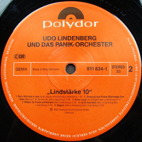 Udo Lindenberg Und Das Panikorchester - Lindstärke 10