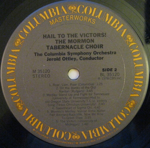 Mormon Tabernacle Choir - Hail To The Victors