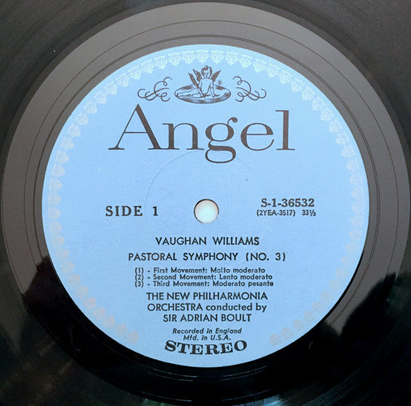 Ralph Vaughan Williams, Sir Adrian Boult, New Philharmonia Orchestra - Pastoral Symphony (No. 3) / In The Fen Country (Symphonic Impression)