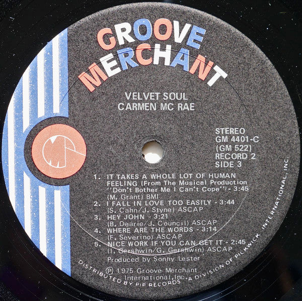 Carmen McRae - Velvet Soul