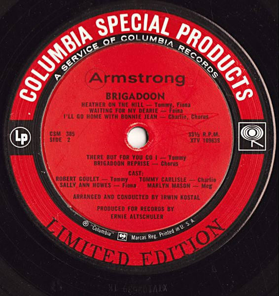 "Brigadoon" Original Television Cast - Brigadoon (Original Television Sound Track)