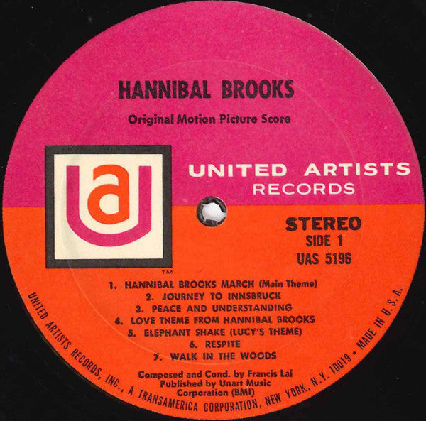 Francis Lai - Hannibal Brooks (Original Motion Picture Score)