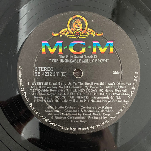 Debbie Reynolds, Harve Presnell, MGM Studio Orchestra - The Unsinkable Molly Brown - The MGM Sound Track Album