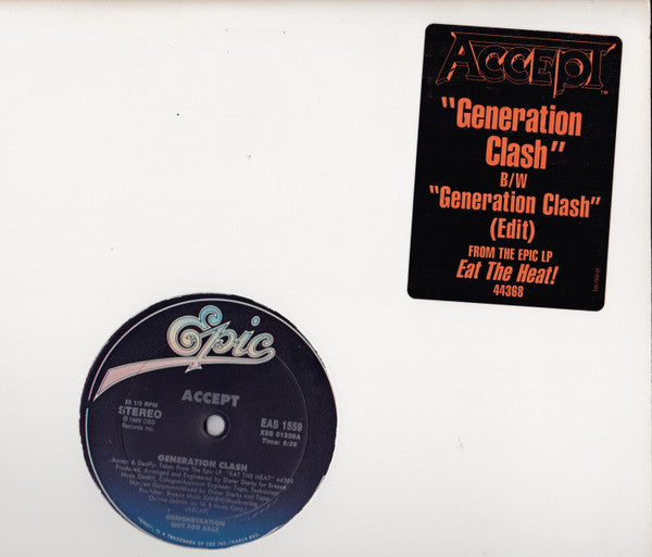 12" Single: Accept - Generation Clash