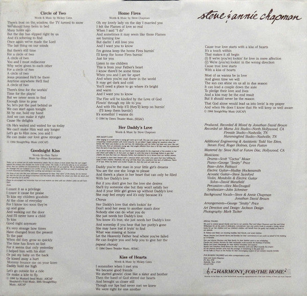 Steve & Annie Chapman - Circle Of Two