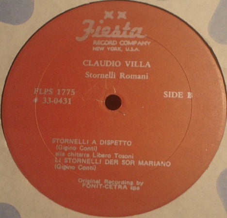 Claudio Villa - Stornelli Romani