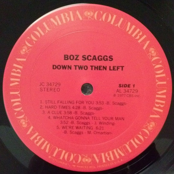 Boz Scaggs - Down Two Then Left