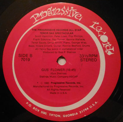 Scott Hamilton, Flip Phillips, Ray Turner, Peter Loeb, Frank Socolow, Bennie Wallace - The Progressive Records All Star Tenor Sax Spectacular