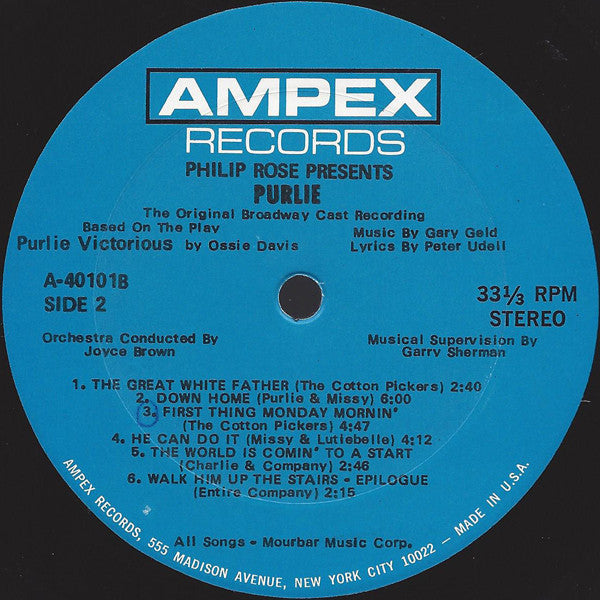 Gary Geld - Philip Rose Presents Purlie The Original Broadway Cast Recording
