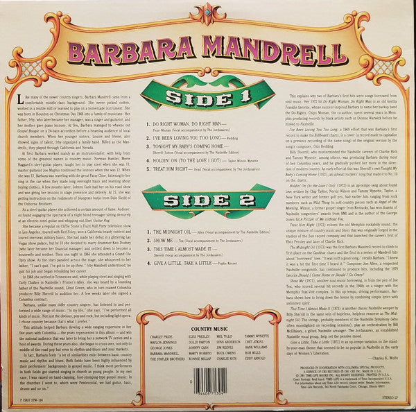 Barbara Mandrell - Country Music