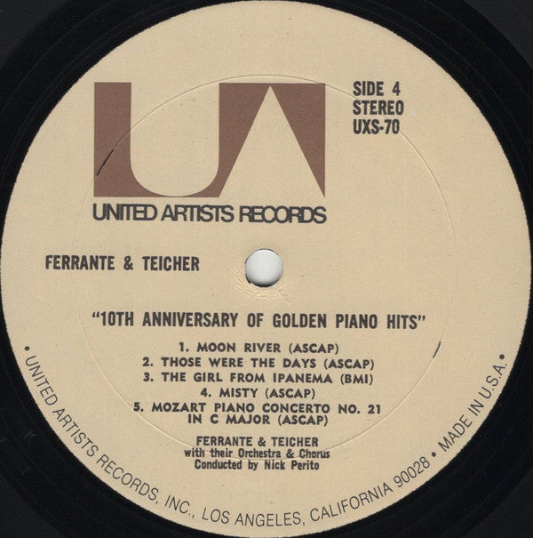 Ferrante & Teicher - 10th Anniversary Of Golden Piano Hits