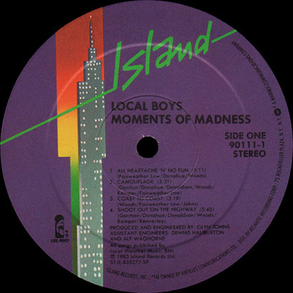 The Local Boys - Moments Of Madness