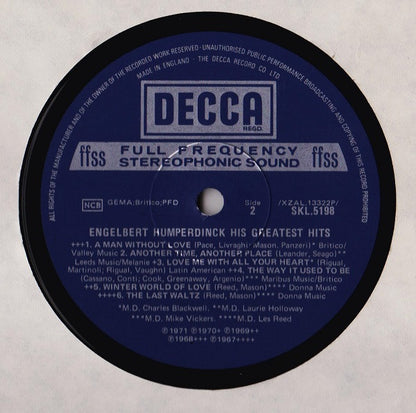 Engelbert Humperdinck - His Greatest Hits