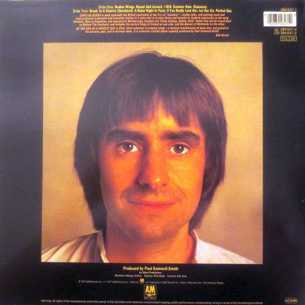Chris de Burgh - At The End Of A Perfect Day