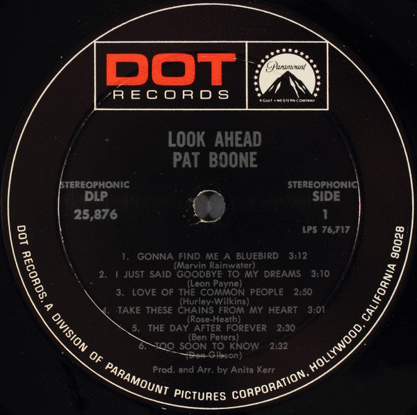 Pat Boone - Look Ahead