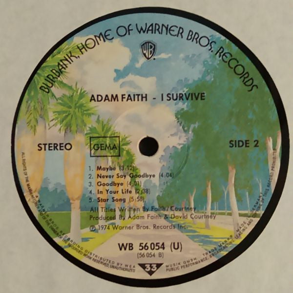 Adam Faith - I Survive