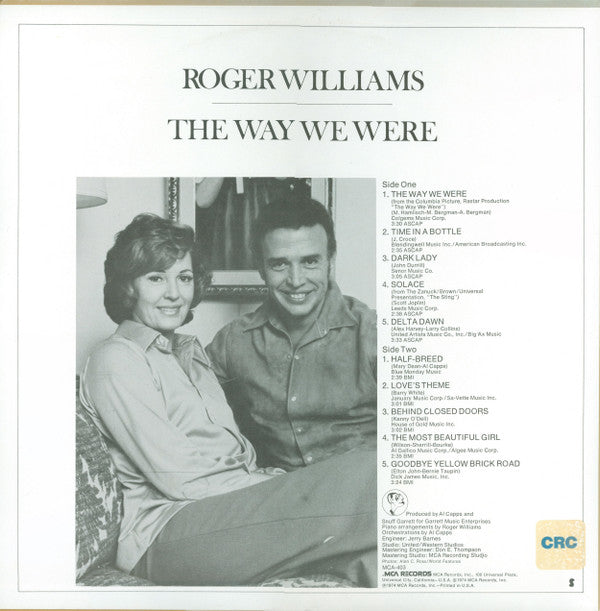 Roger Williams (2) - The Way We Were