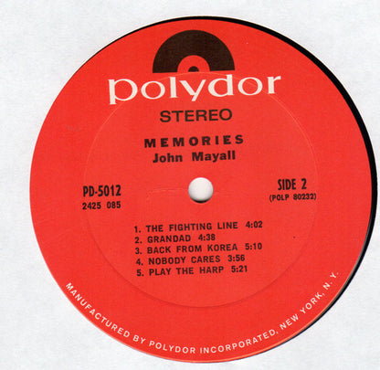 John Mayall, Jerry McGee, Larry Taylor - Memories